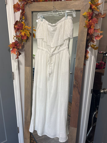 White Linen Dress