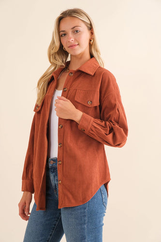 Burnt Orange Shacket