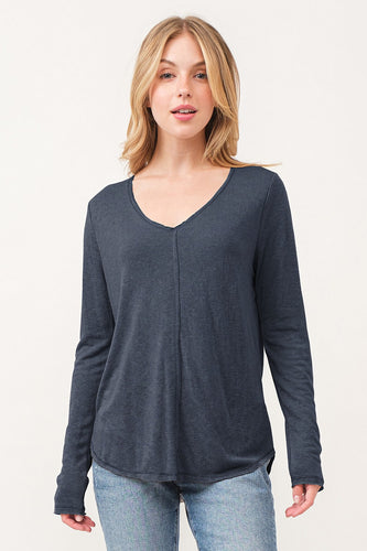 Midnight Navy V Neck